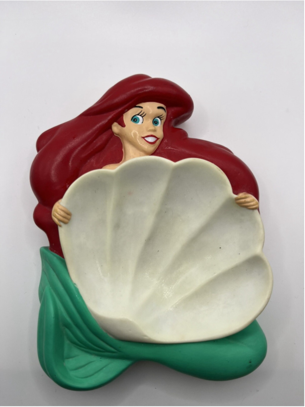 VTG Avon Disney The Little Mermaid Ariel Rubber Floating Soap Dish CUTE
